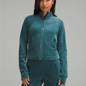 Lululemon Scuba Velvet Track Jacket